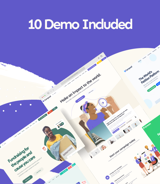 Campoal - Petition and Fundraising WordPress Theme - 2