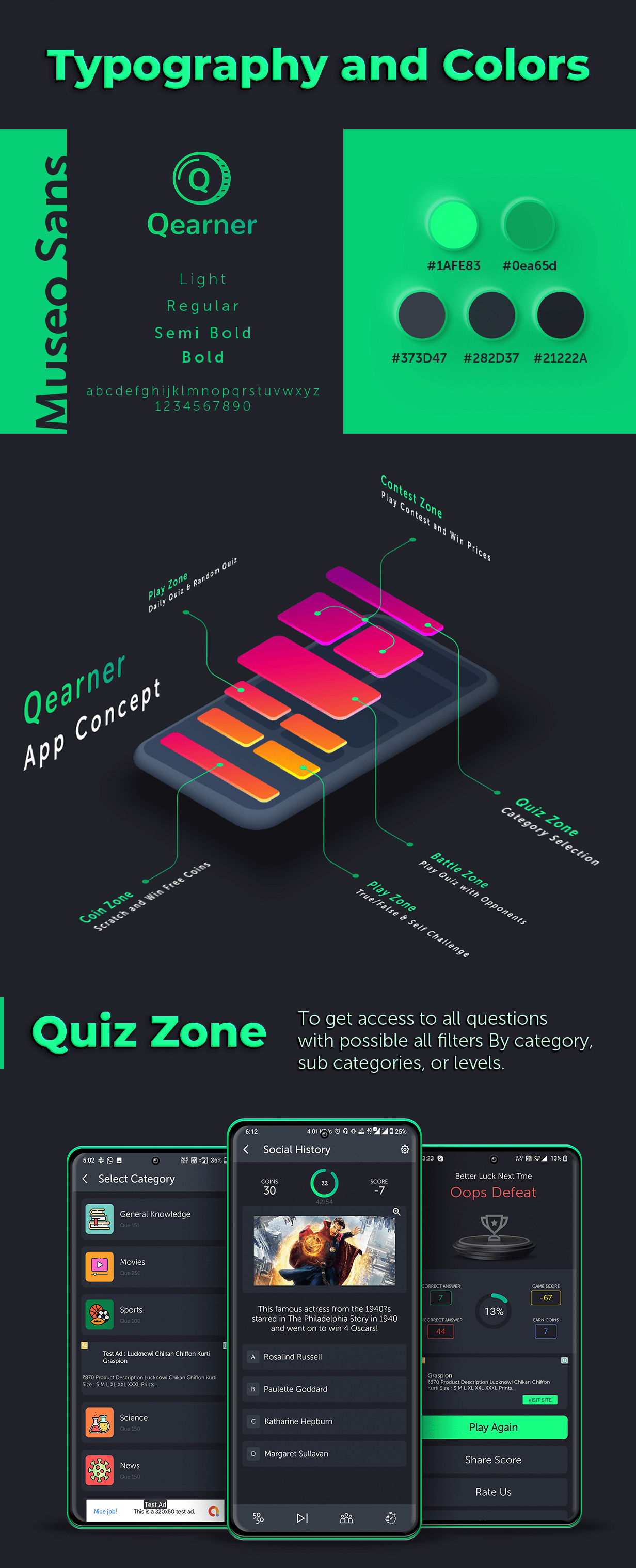 Qearner - Quiz App with Earning System + Admin Panel - 6