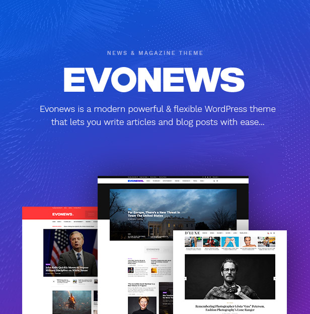 Evonews - News/Magazine WordPress Theme - 4