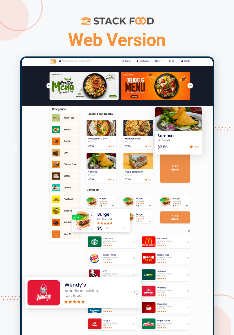 StackFood Multi Restaurant v6.3.0 - Food Delivery App with Laravel Admin and Restaurant Panel - Authentic WP