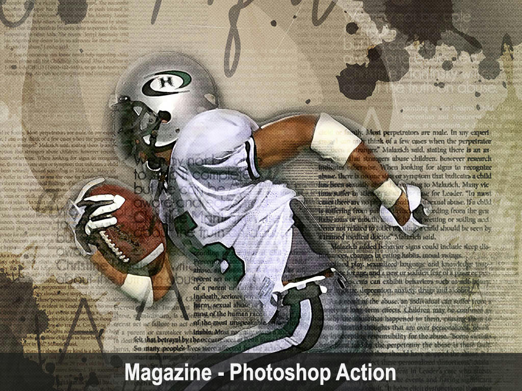 Magazine - Photoshop Action