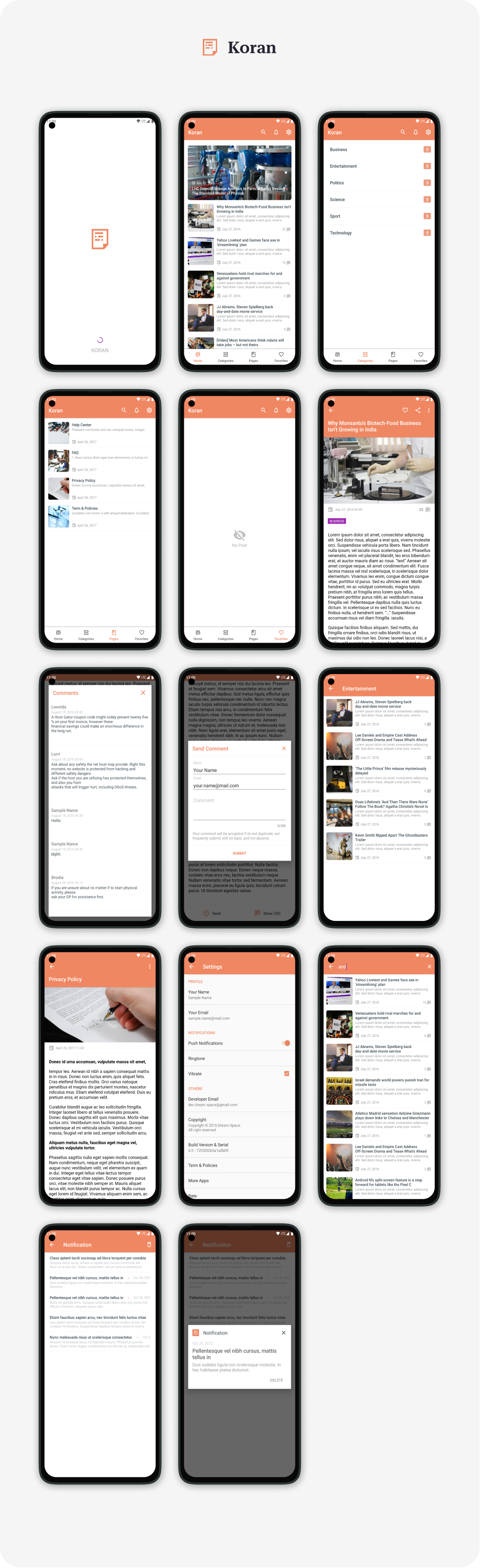 Koran - Wordpress Android Application 6.0 - 18