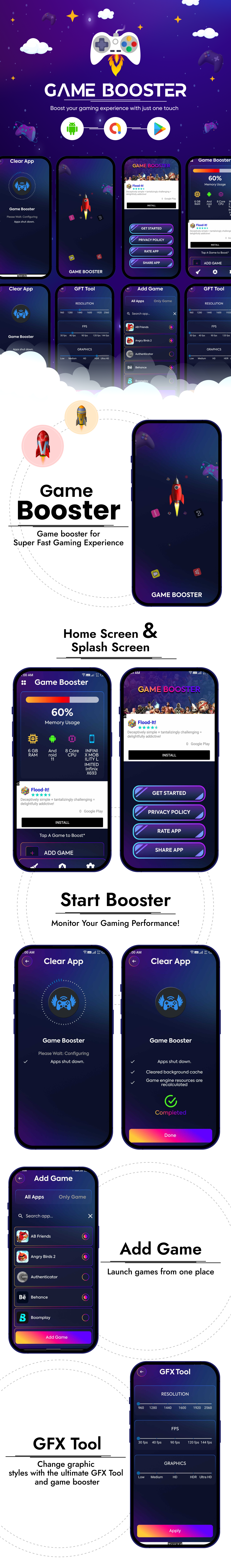 Android Game Booster | Admob Ads | Android - 1