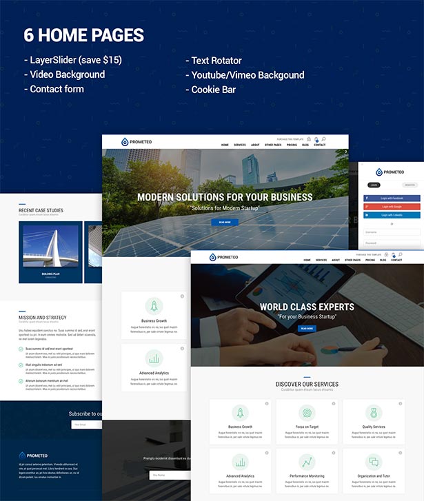 Business, Financial and Consulting Site Template