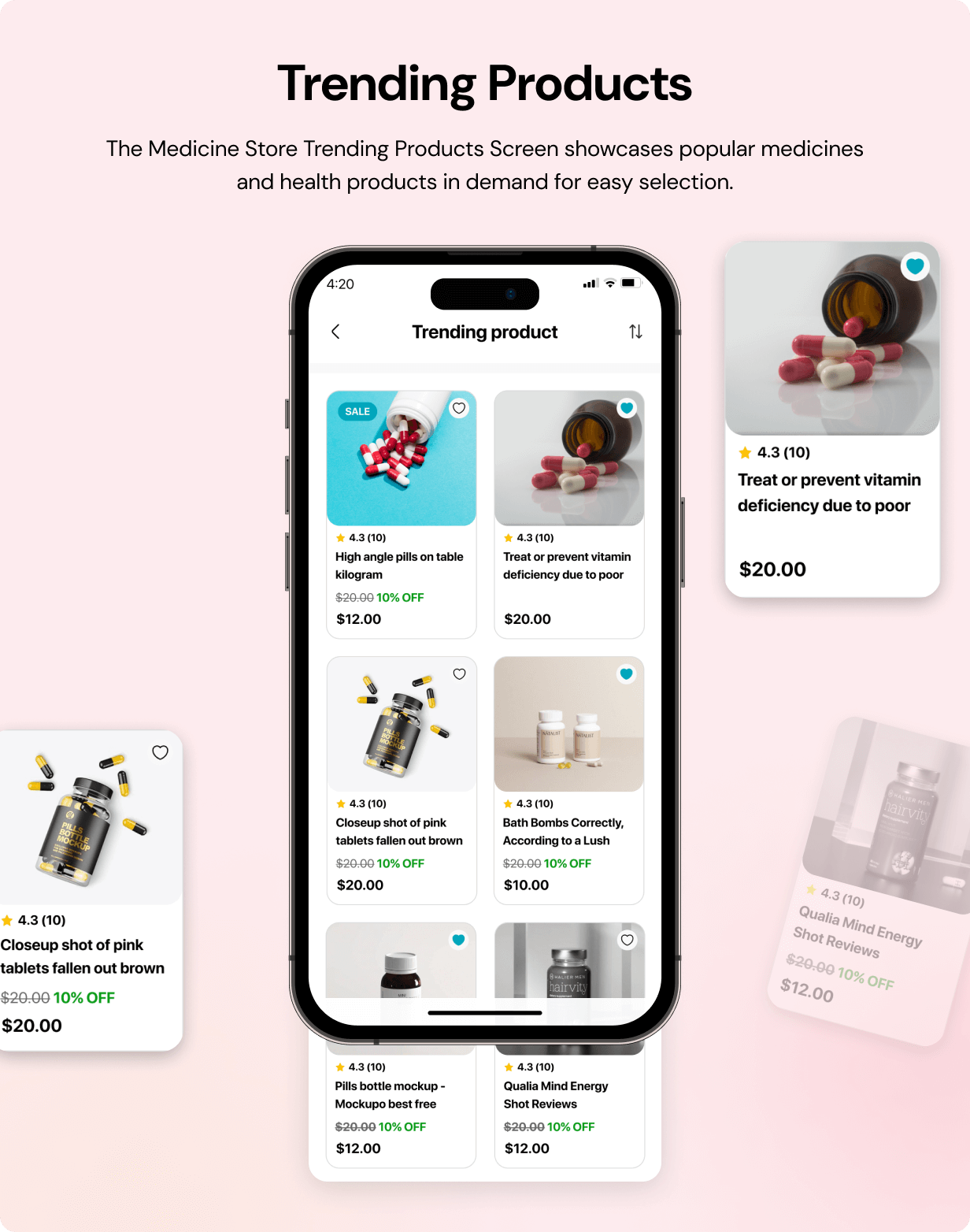 Medicine App store - E-commerce Store app in Flutter 3.x (Android, iOS) with WooCommerce Full App - 8