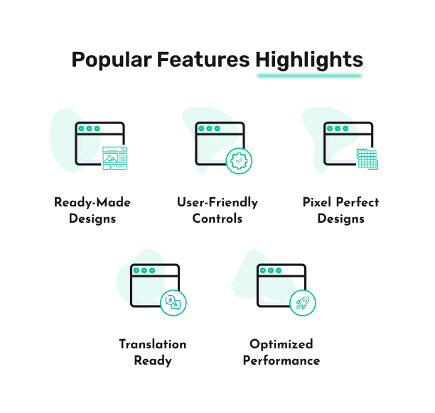 Popular Features Highlights - Advanced Product Features Showcase for Elementor