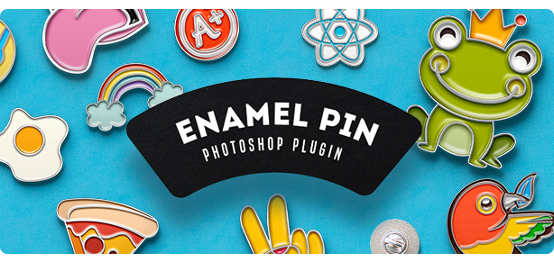 Soft Enamel Pin Generator Photoshop Extension