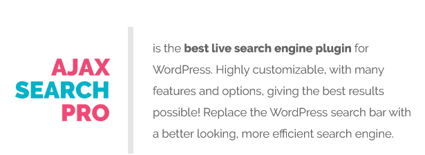 Ajax Search Pro - Live WordPress Search & Filter Plugin - 4