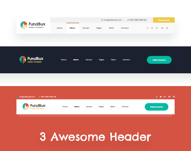 Fundbux - Charity & Fundraise WordPress Theme - 13