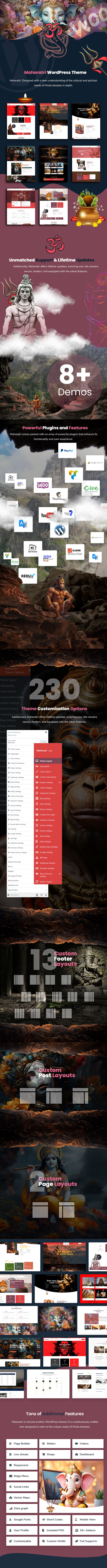 Maharatri - Hindu Temple WordPress Theme - 1