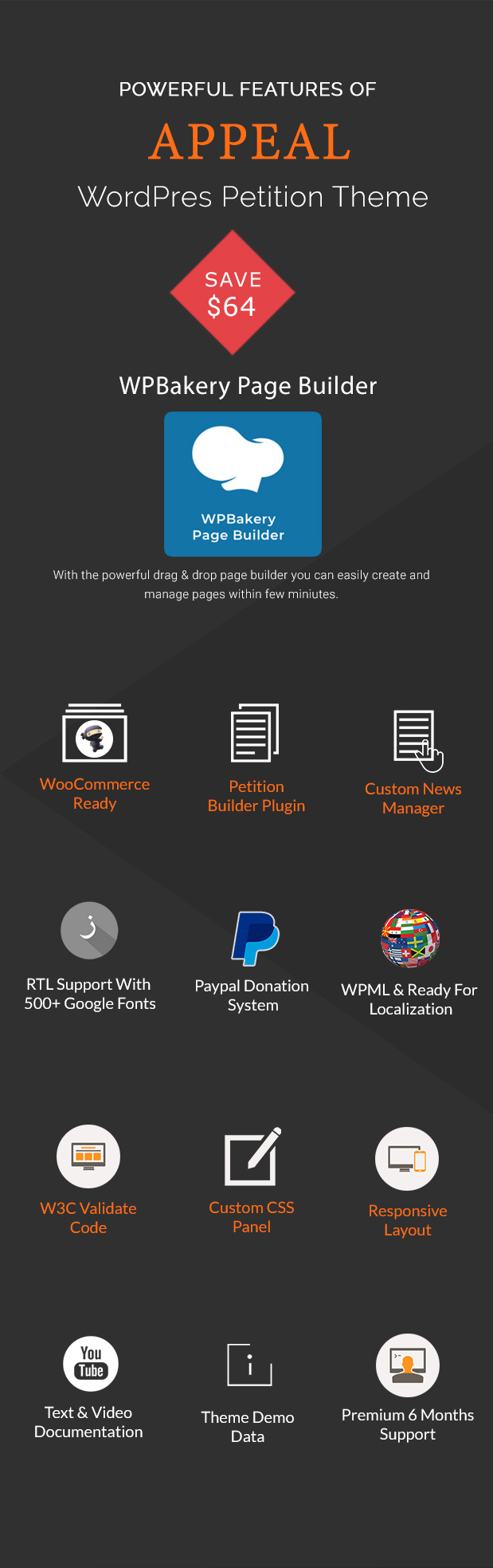 Appeal – Fully Functional Petition Theme