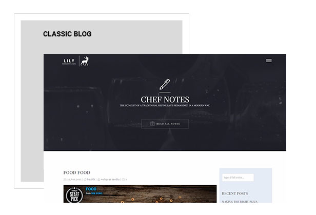 Lily | One Page Restaurant WordPress Theme - 6