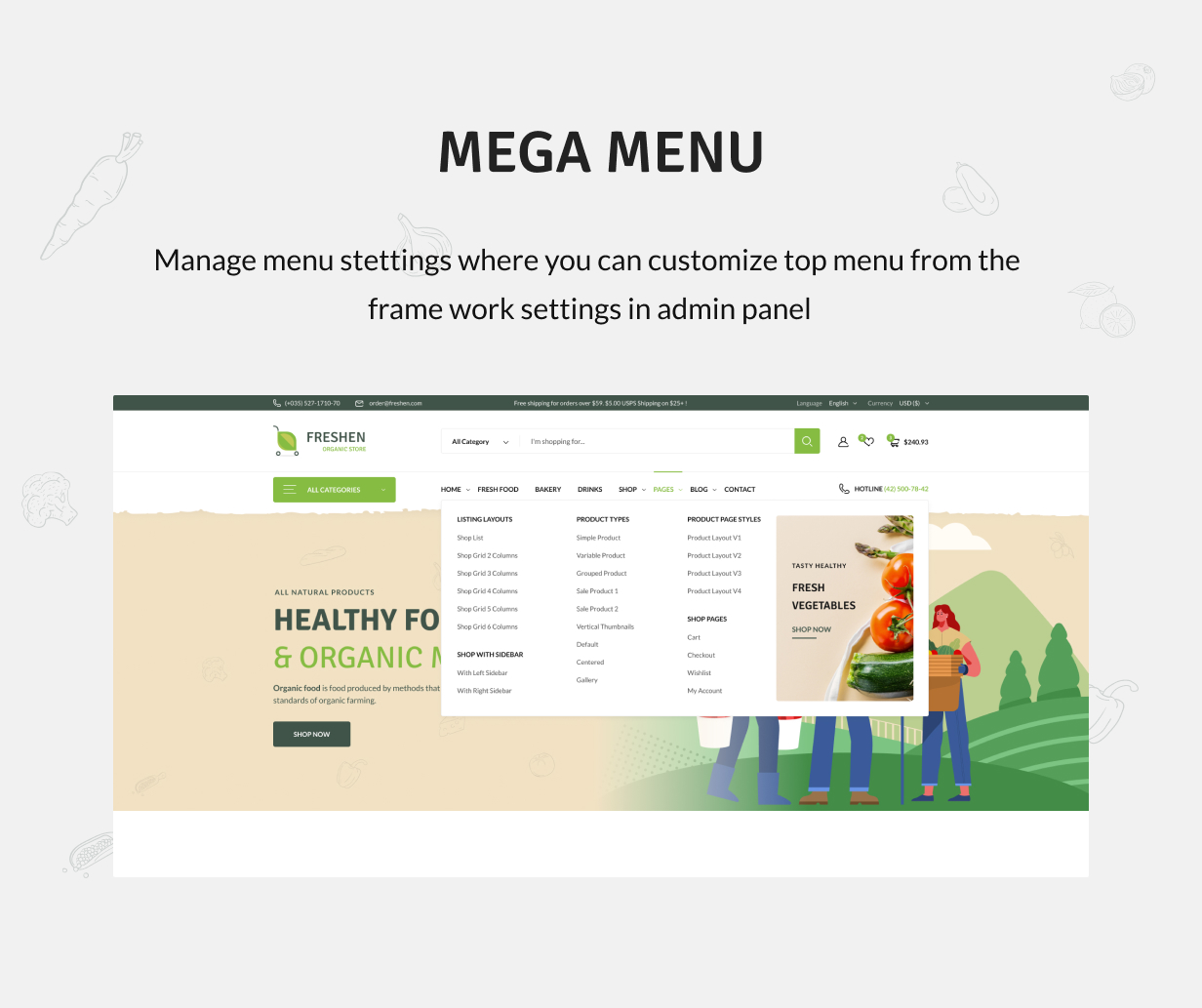 Freshen - Organic Food Store WordPress Theme - 13