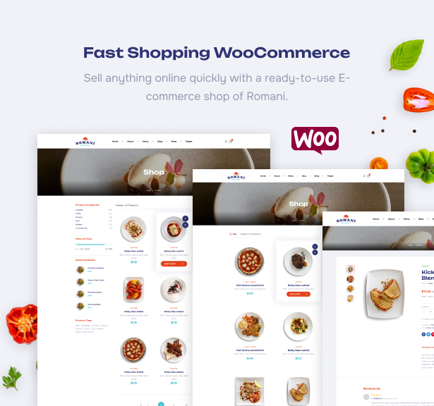 Romani - Restaurant WordPress Theme