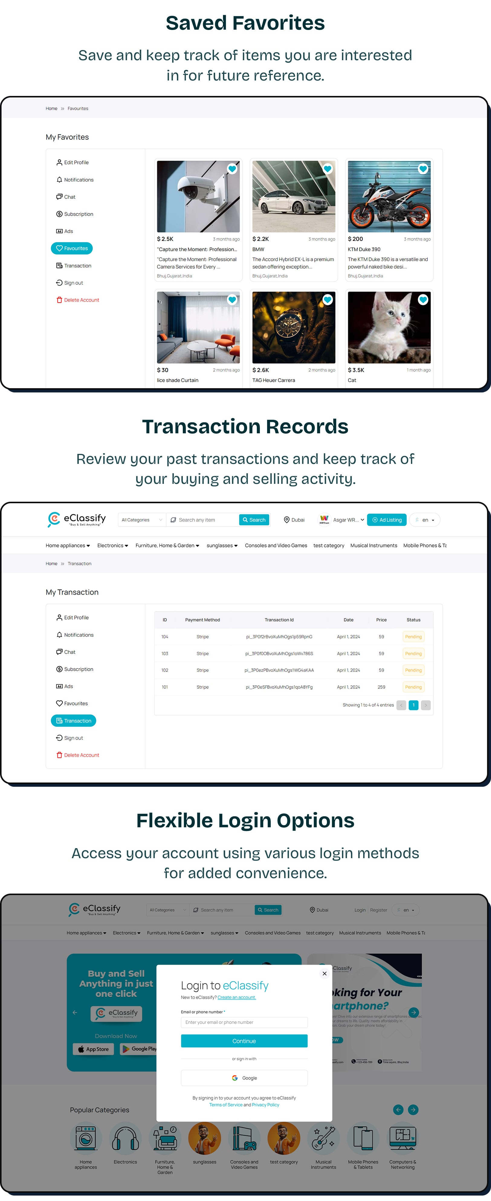 eClassify - Classified Buy and Sell Marketplace Flutter App with Laravel Admin Panel - 32