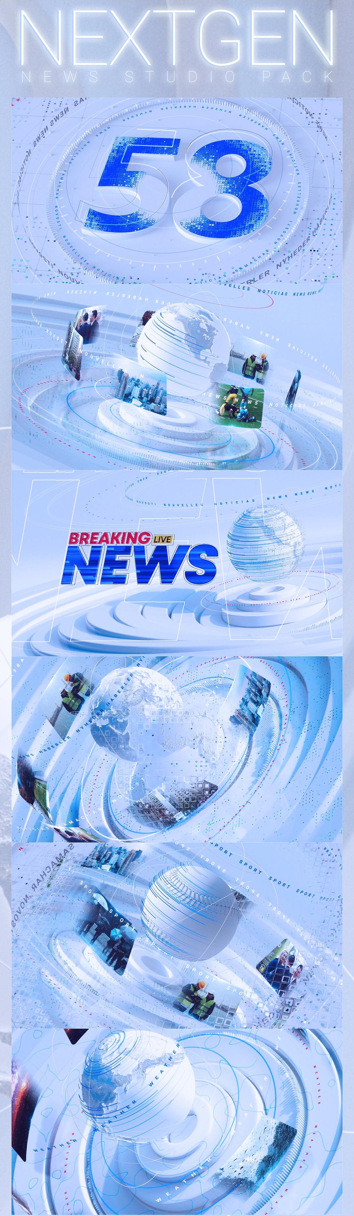 NextGen News Studio Pack Preview