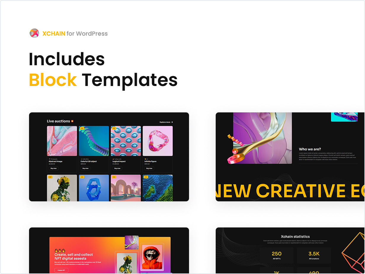 Includes Block Templates