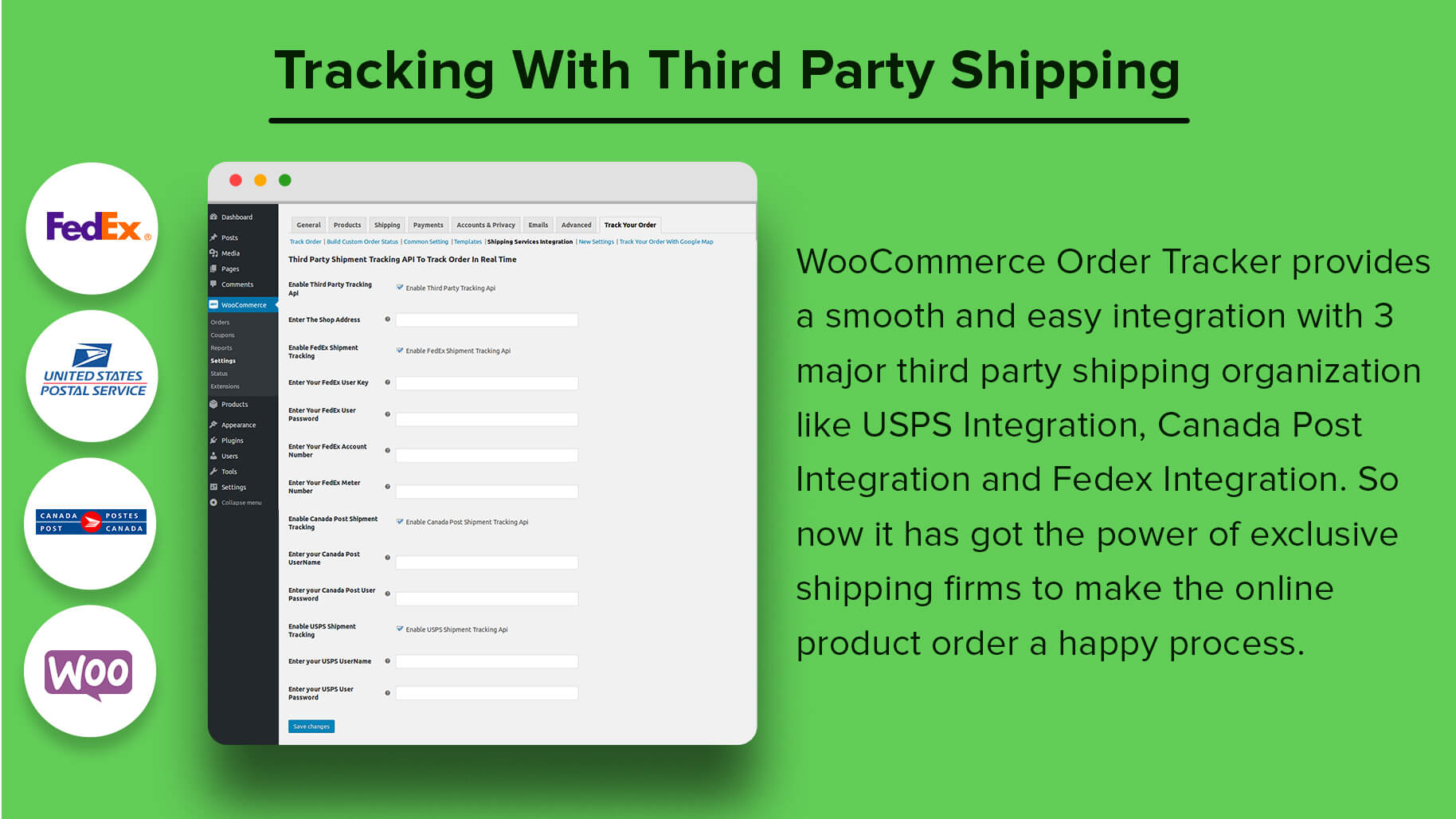 WooCommerce Order Tracker 插件