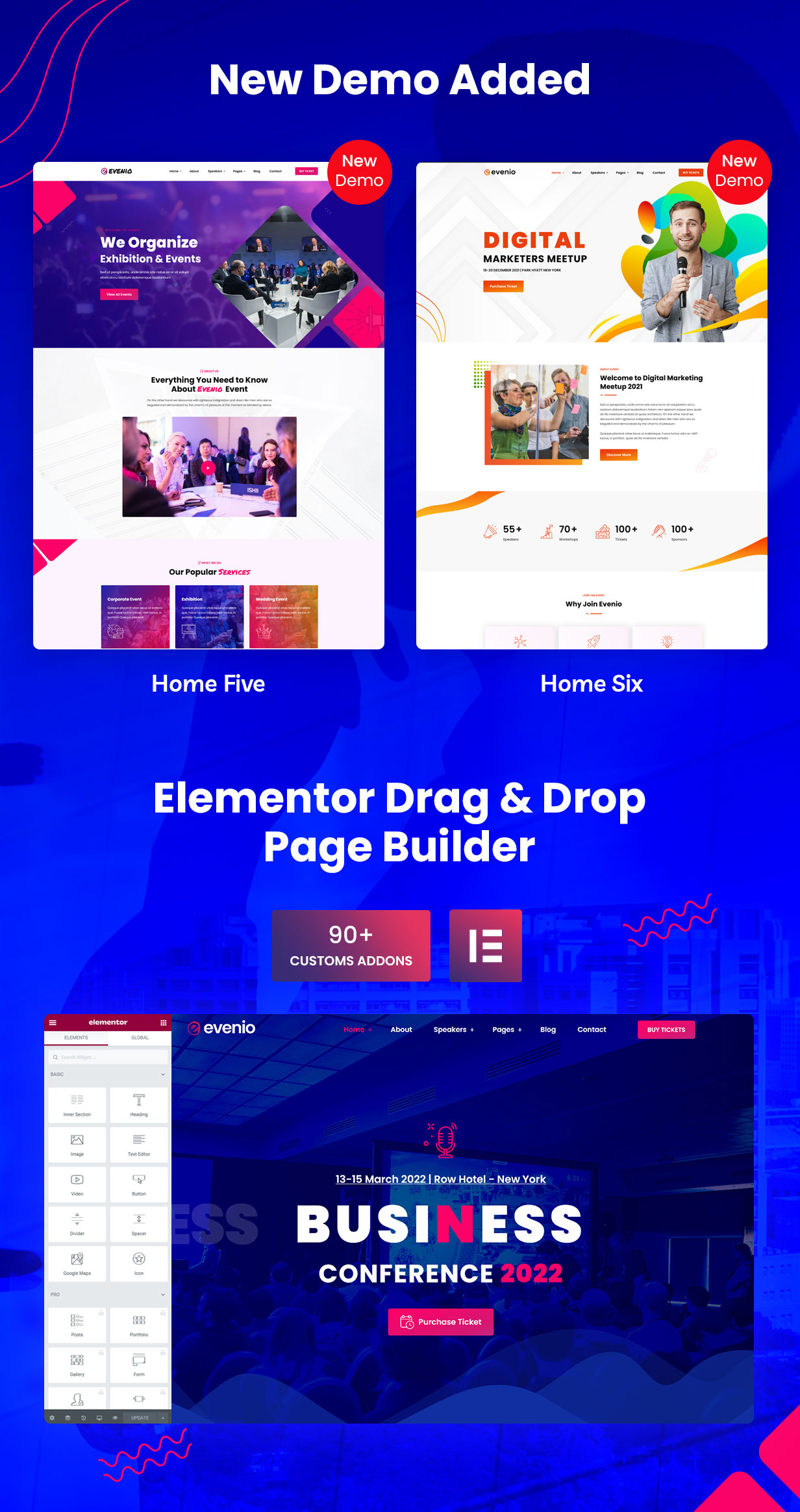 Evenio - Event Conference WordPress Theme - 3