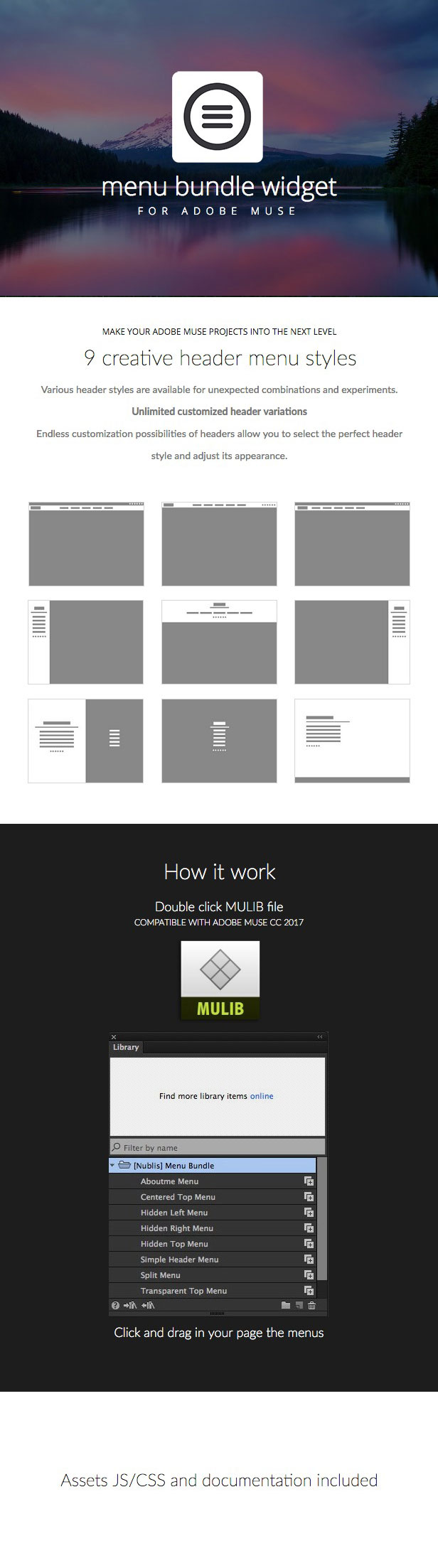 Menu Bundle Widget - 1