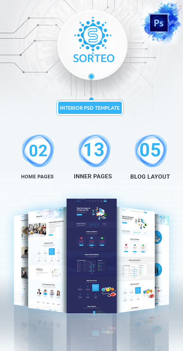 Sorteo– Lotto PSD Template - 1