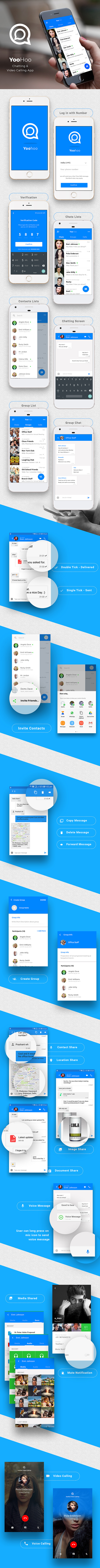 Android Chatting App with Voice and Video Calls