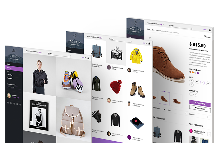 Action | PSD Template - 1