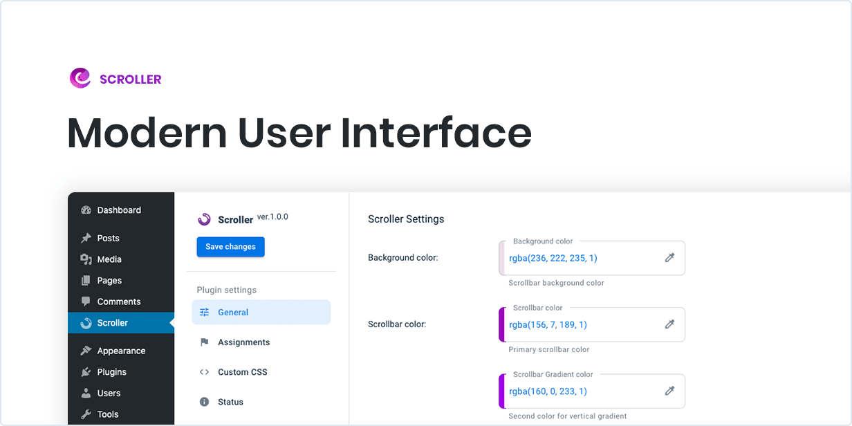 Modern User Interface