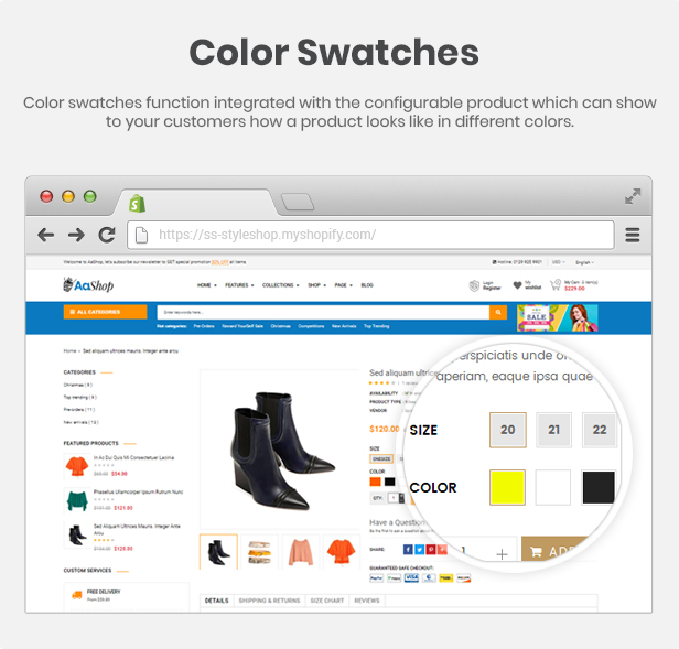 AaShop - Multipurpose Responsive Shopify Theme with Sections