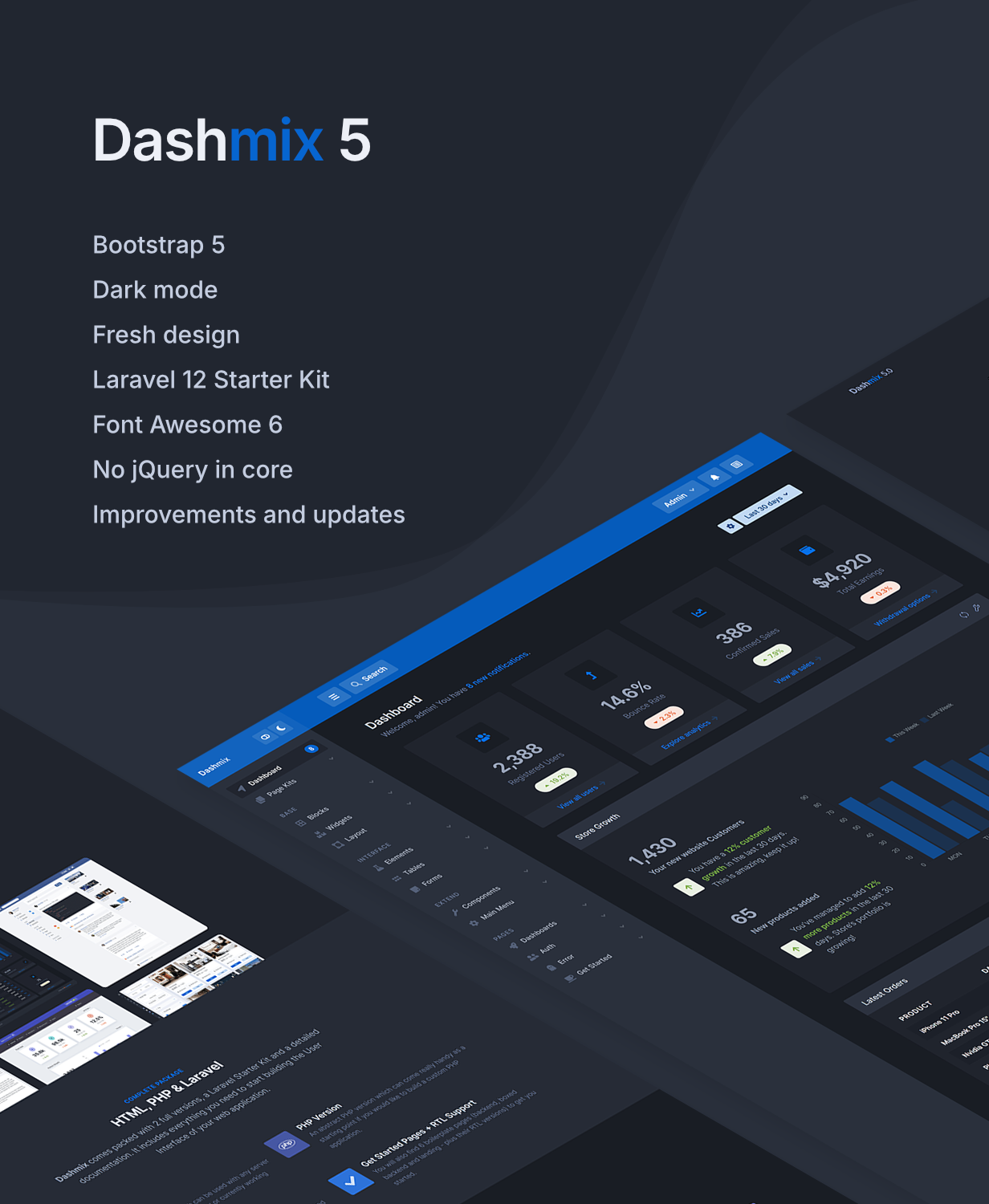 Dashmix - Bootstrap 5 Admin Dashboard Template & Laravel 11 Starter Kit - 5