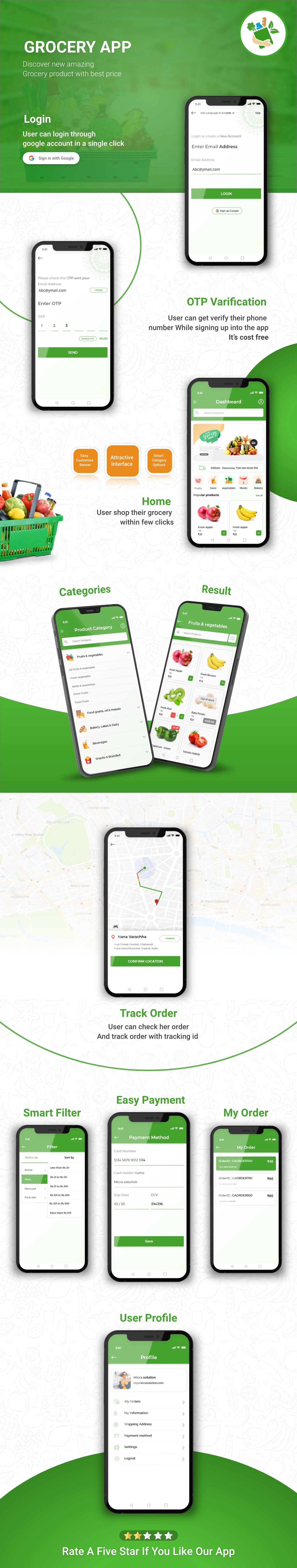 Grocery store app - Flutter support 2.8.1 - 1