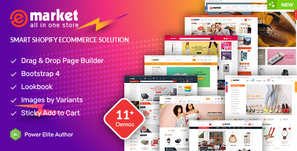 eMarket - Responsive & Multipurpose Sectioned Drag & Drop Shopify Theme