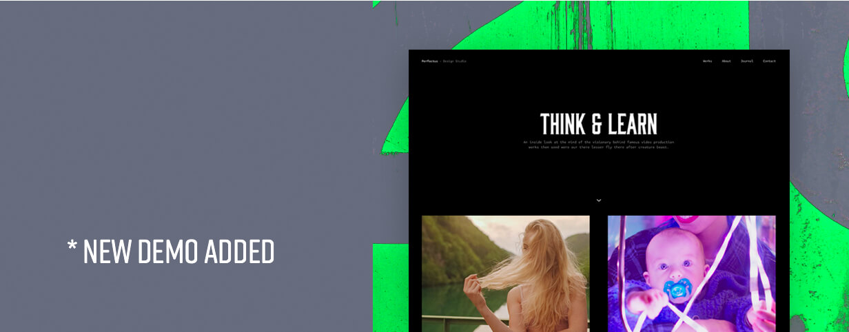 A Visually Stunning WordPress Portfolio Theme