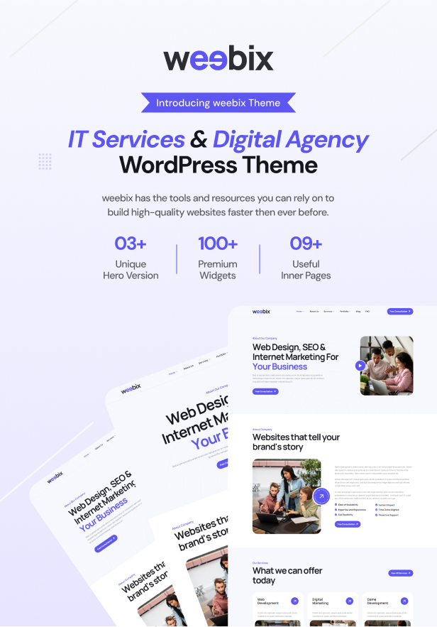 Weebix - It Solutions WordPress Theme - 3