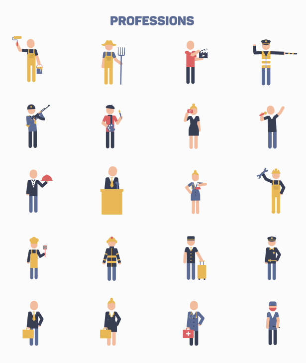 Pictogram Characters - 10