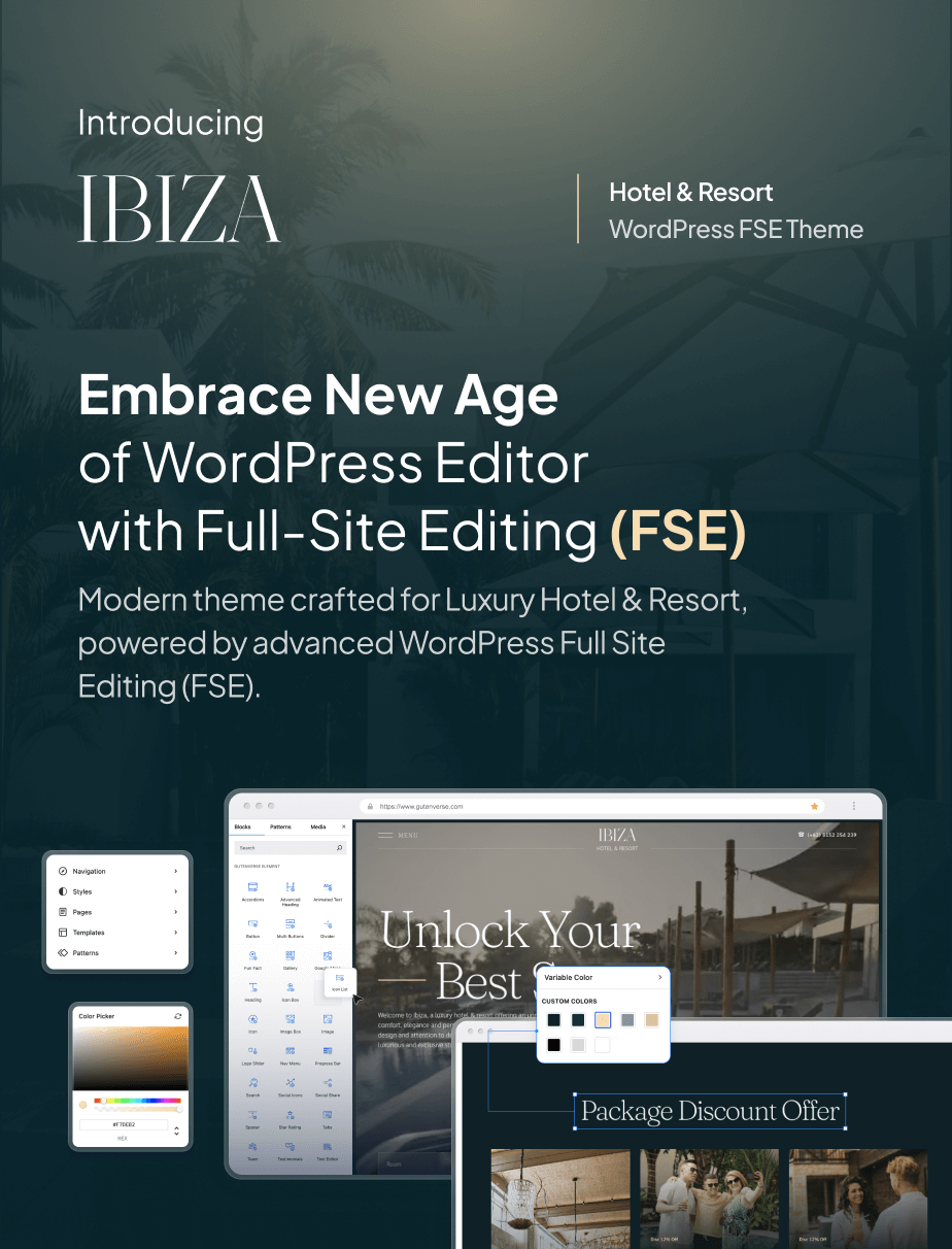 Ibiza – Luxury Hotel & Resort FSE WordPress Theme - 3