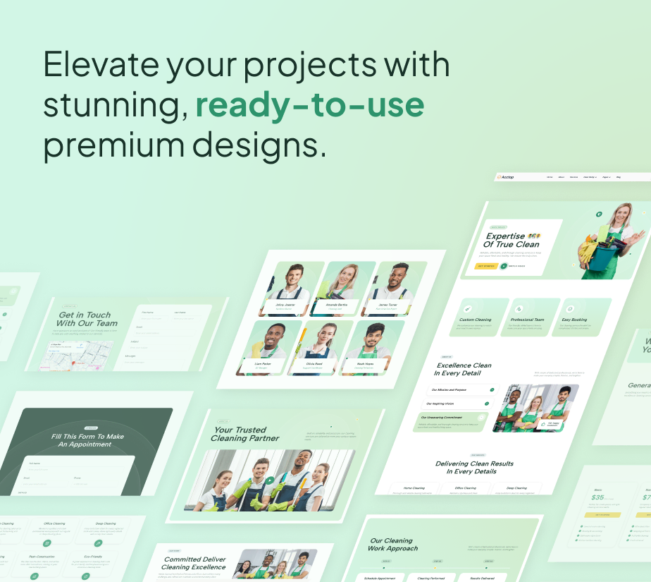 Qleenie – Cleaning Service Company FSE WordPress Theme - 5