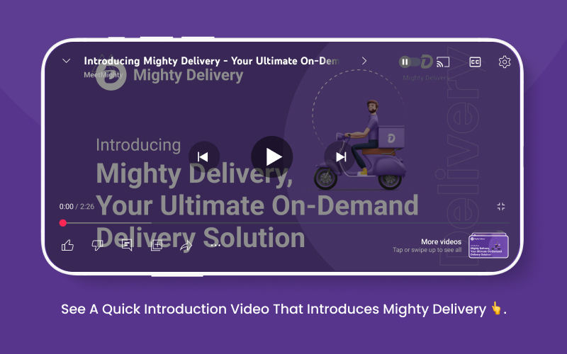 Mighty Delivery - On Demand Local Delivery System Flutter App | Courier Company | Courier App - 11