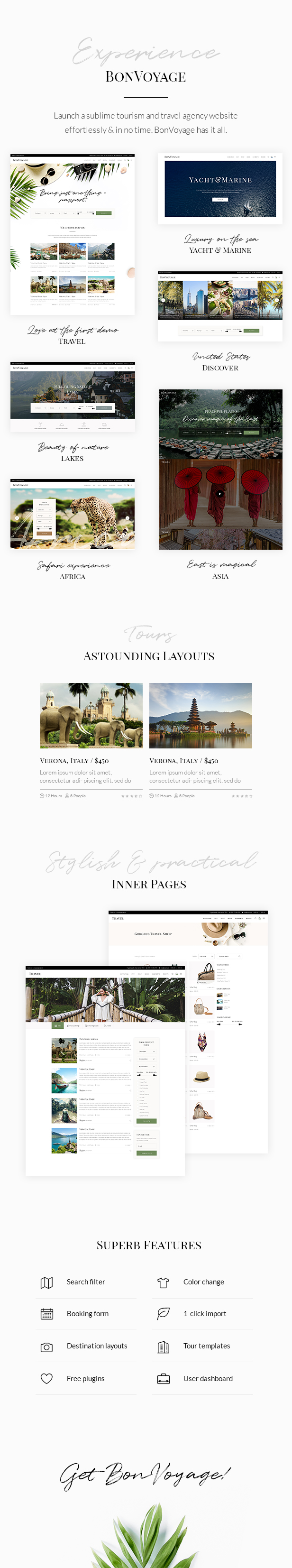 BonVoyage - Travel Agency and Tour Theme - 1