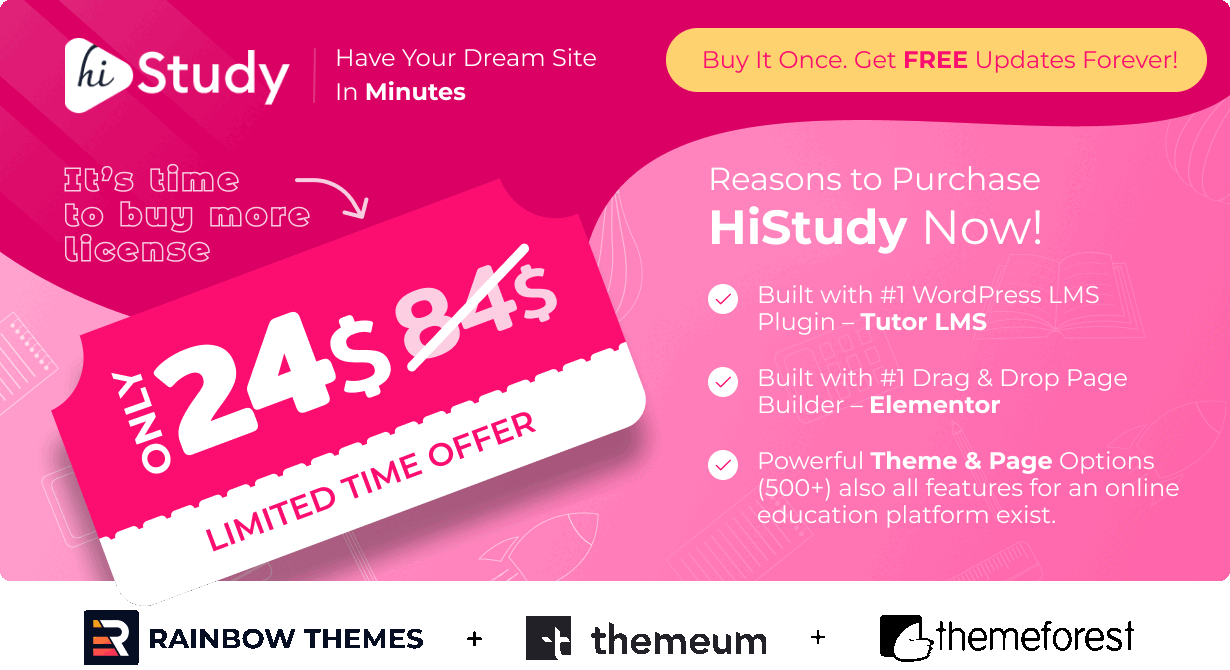 Education WordPress Theme | HiStudy