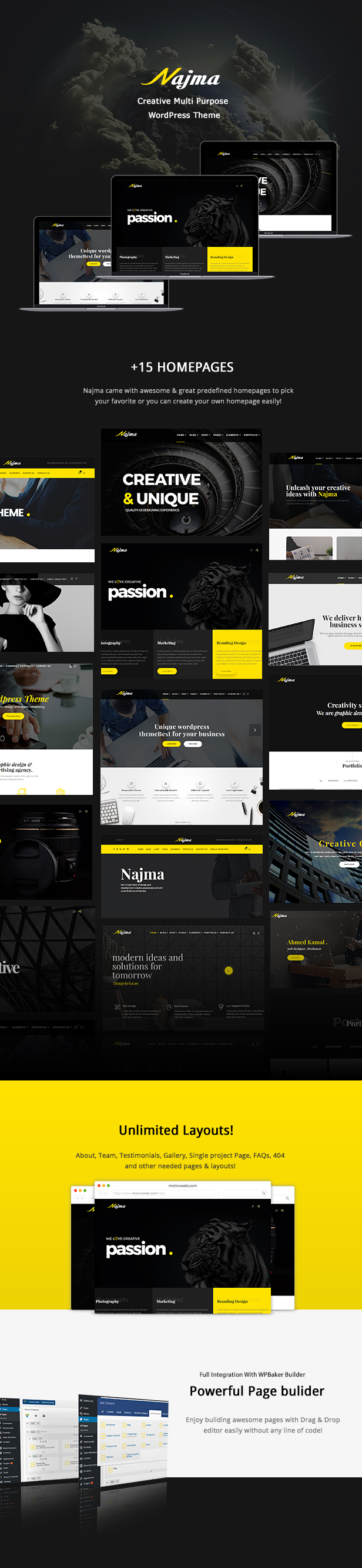 Najma Creative Multi-Purpose WordPress Theme
