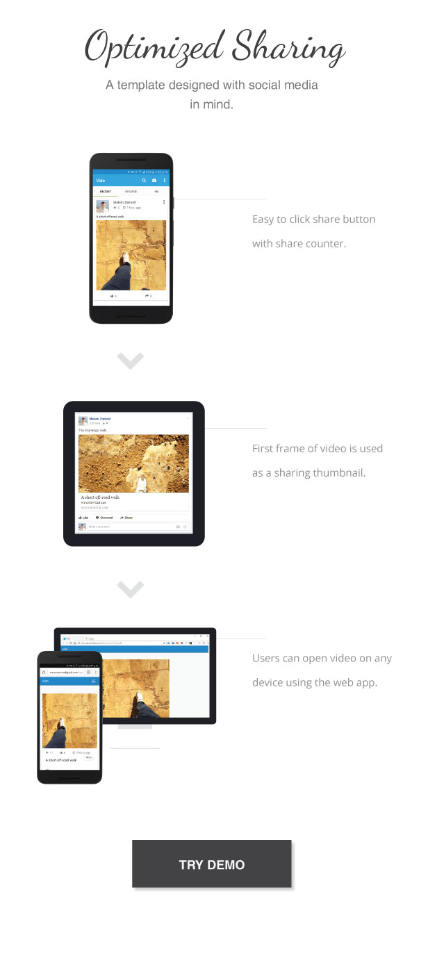 Vido - Video Social Media App Template - 3