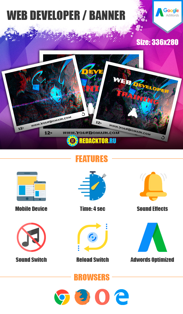 WEB DEVELOPER / BANNER - 1