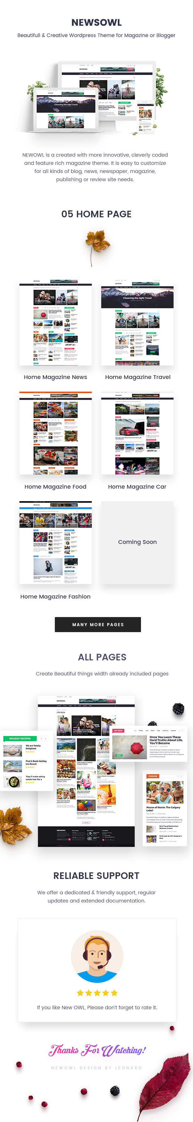 NewsOwl - News Magazine Newspaper PSD Templates - 1