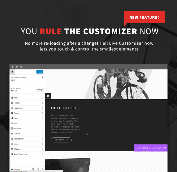 Minimal Creative Black and White WordPress Theme - Fast Customizer