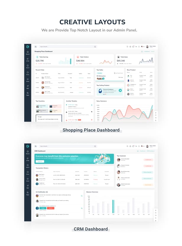 cion – Laravel Admin & Dashboard Template