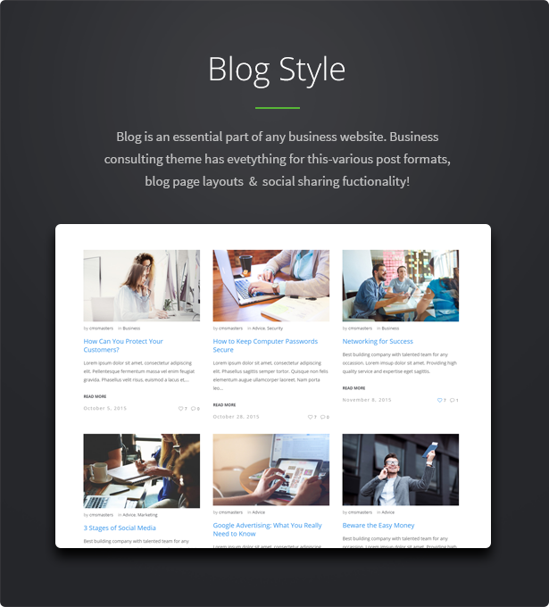 consulting wp theme