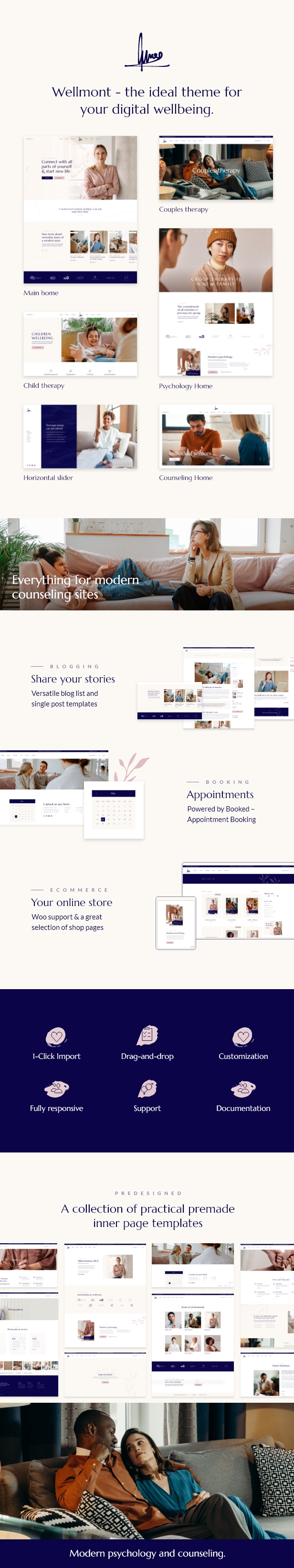 Wellmont - Psychology and Counseling WordPress Theme - 2