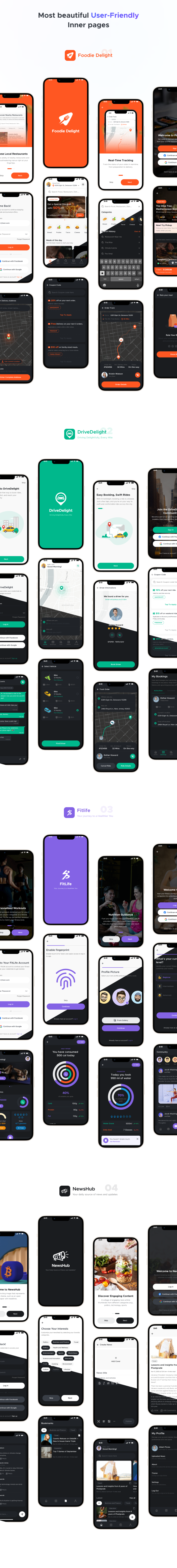 FlexUI Kit Flutter - Best Flutter UI Kit - 10