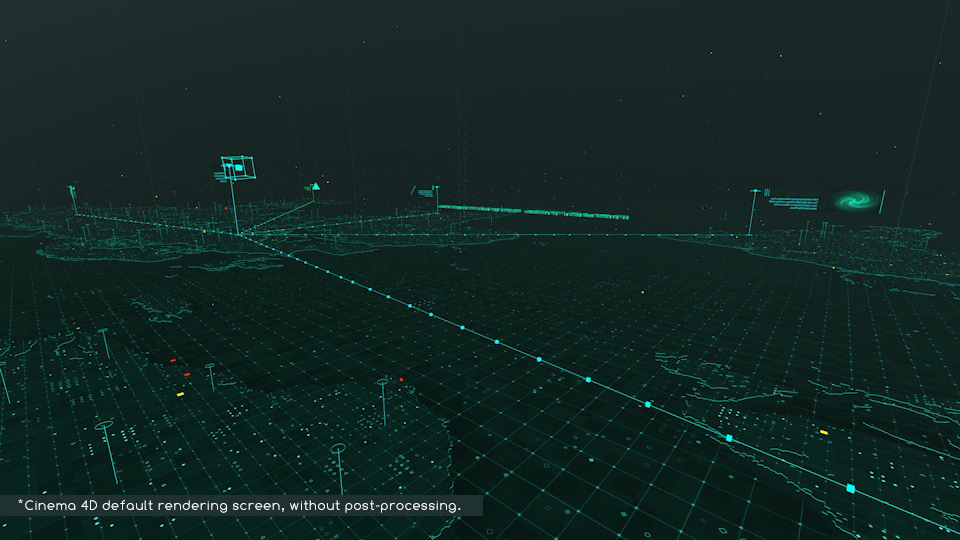 World Map Connections - 3